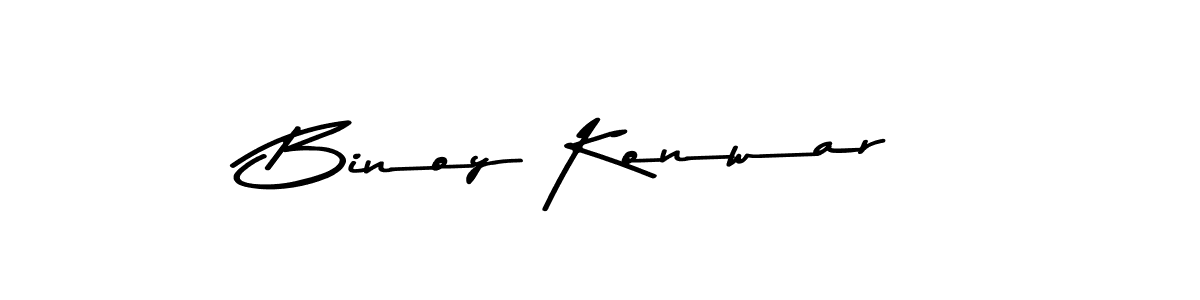 Binoy Konwar stylish signature style. Best Handwritten Sign (Asem Kandis PERSONAL USE) for my name. Handwritten Signature Collection Ideas for my name Binoy Konwar. Binoy Konwar signature style 9 images and pictures png