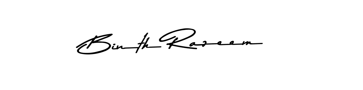Here are the top 10 professional signature styles for the name Binth Razeem. These are the best autograph styles you can use for your name. Binth Razeem signature style 9 images and pictures png