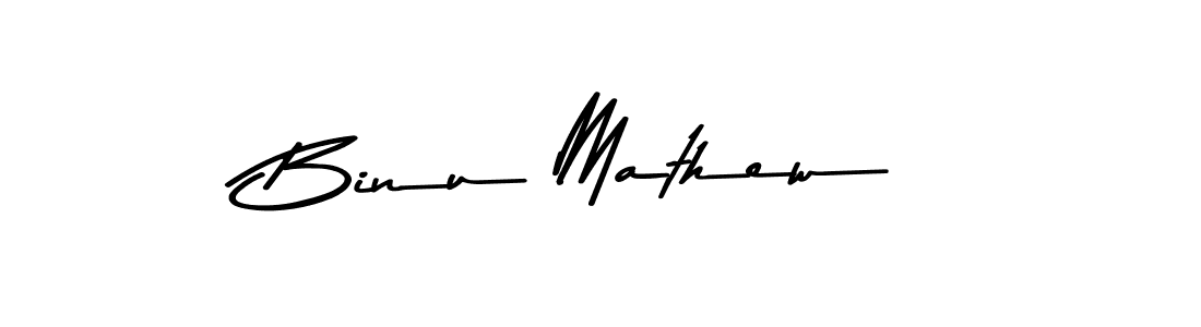 Make a beautiful signature design for name Binu Mathew. With this signature (Asem Kandis PERSONAL USE) style, you can create a handwritten signature for free. Binu Mathew signature style 9 images and pictures png
