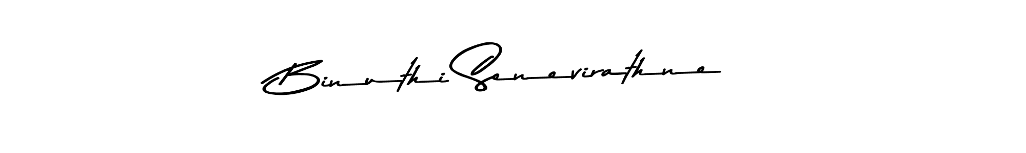 Design your own signature with our free online signature maker. With this signature software, you can create a handwritten (Asem Kandis PERSONAL USE) signature for name Binuthi Senevirathne. Binuthi Senevirathne signature style 9 images and pictures png