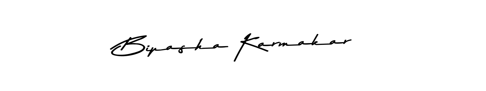 How to make Bipasha Karmakar name signature. Use Asem Kandis PERSONAL USE style for creating short signs online. This is the latest handwritten sign. Bipasha Karmakar signature style 9 images and pictures png