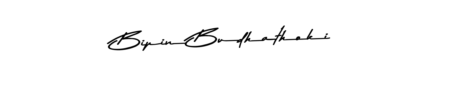 Create a beautiful signature design for name Bipin Budhathoki. With this signature (Asem Kandis PERSONAL USE) fonts, you can make a handwritten signature for free. Bipin Budhathoki signature style 9 images and pictures png