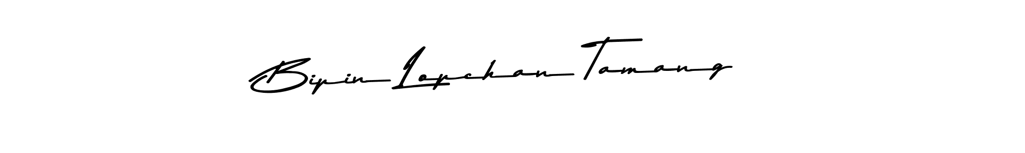 Asem Kandis PERSONAL USE is a professional signature style that is perfect for those who want to add a touch of class to their signature. It is also a great choice for those who want to make their signature more unique. Get Bipin Lopchan Tamang name to fancy signature for free. Bipin Lopchan Tamang signature style 9 images and pictures png