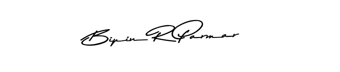 How to make Bipin R Parmar name signature. Use Asem Kandis PERSONAL USE style for creating short signs online. This is the latest handwritten sign. Bipin R Parmar signature style 9 images and pictures png