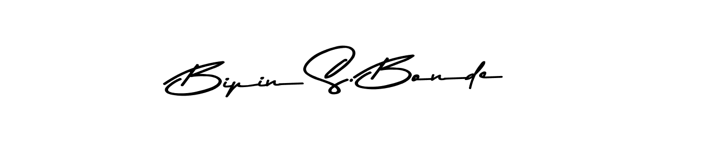 The best way (Asem Kandis PERSONAL USE) to make a short signature is to pick only two or three words in your name. The name Bipin S. Bonde include a total of six letters. For converting this name. Bipin S. Bonde signature style 9 images and pictures png