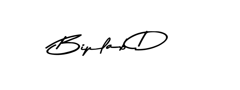 Create a beautiful signature design for name Biplab D. With this signature (Asem Kandis PERSONAL USE) fonts, you can make a handwritten signature for free. Biplab D signature style 9 images and pictures png