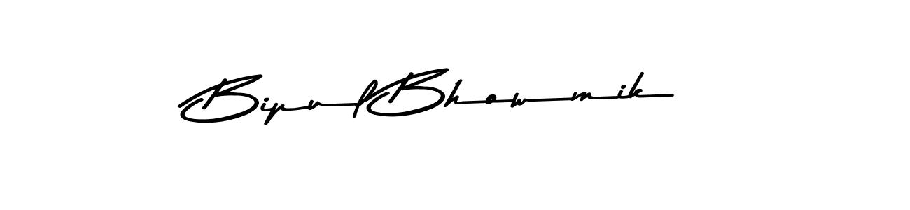 Make a beautiful signature design for name Bipul Bhowmik. With this signature (Asem Kandis PERSONAL USE) style, you can create a handwritten signature for free. Bipul Bhowmik signature style 9 images and pictures png