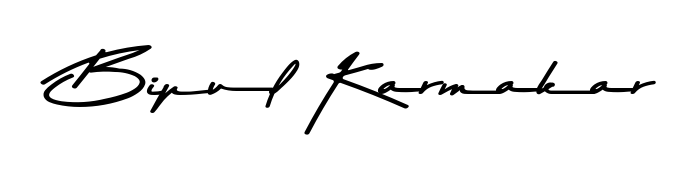 Enhance your business communications with Bipul Karmakar signature in Asem Kandis PERSONAL USE lettering. Clean, modern, and universally compatible. Bipul Karmakar signature style 9 images and pictures png
