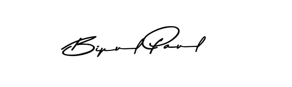 Create a beautiful signature design for name Bipul Paul. With this signature (Asem Kandis PERSONAL USE) fonts, you can make a handwritten signature for free. Bipul Paul signature style 9 images and pictures png