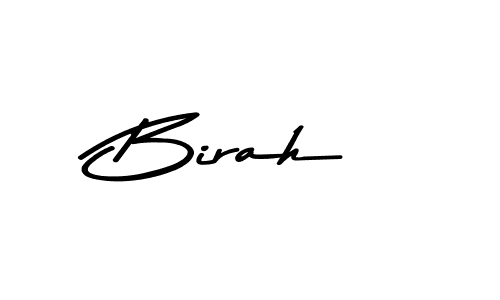 Use a signature maker to create a handwritten signature online. With this signature software, you can design (Asem Kandis PERSONAL USE) your own signature for name Birah. Birah signature style 9 images and pictures png