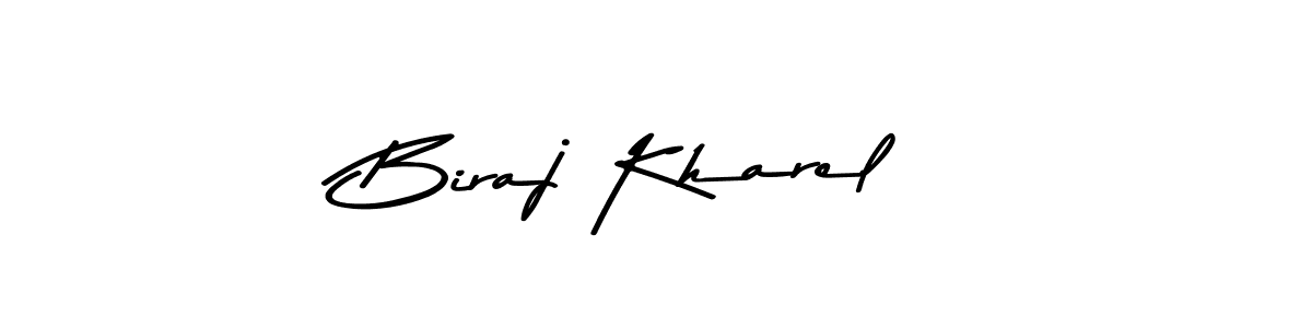 You should practise on your own different ways (Asem Kandis PERSONAL USE) to write your name (Biraj Kharel) in signature. don't let someone else do it for you. Biraj Kharel signature style 9 images and pictures png