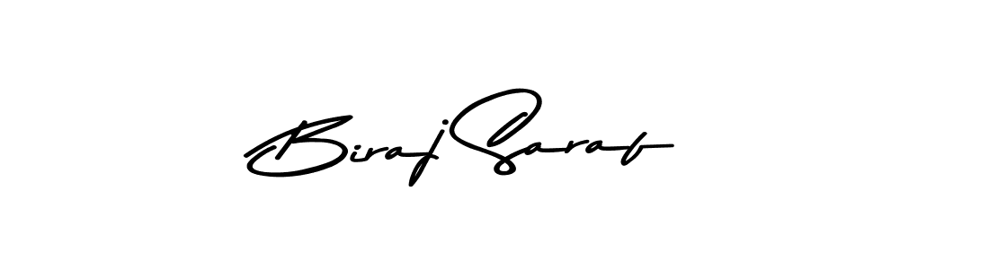 You should practise on your own different ways (Asem Kandis PERSONAL USE) to write your name (Biraj Saraf) in signature. don't let someone else do it for you. Biraj Saraf signature style 9 images and pictures png