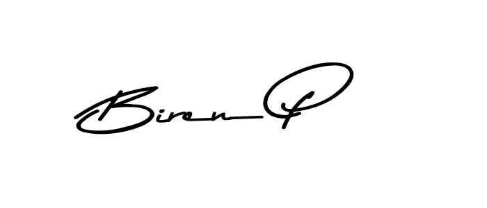 Also You can easily find your signature by using the search form. We will create Biren P name handwritten signature images for you free of cost using Asem Kandis PERSONAL USE sign style. Biren P signature style 9 images and pictures png