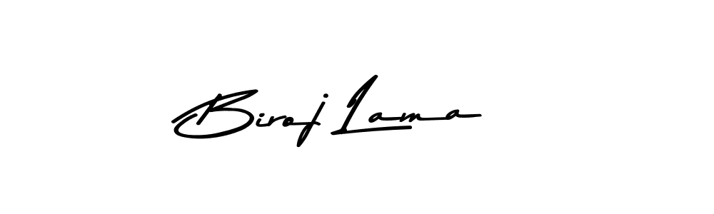 Use a signature maker to create a handwritten signature online. With this signature software, you can design (Asem Kandis PERSONAL USE) your own signature for name Biroj Lama. Biroj Lama signature style 9 images and pictures png