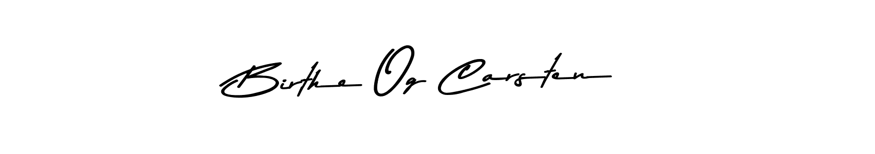 Make a beautiful signature design for name Birthe Og Carsten. With this signature (Asem Kandis PERSONAL USE) style, you can create a handwritten signature for free. Birthe Og Carsten signature style 9 images and pictures png