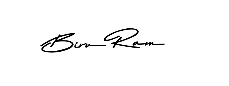 Biru Ram stylish signature style. Best Handwritten Sign (Asem Kandis PERSONAL USE) for my name. Handwritten Signature Collection Ideas for my name Biru Ram. Biru Ram signature style 9 images and pictures png