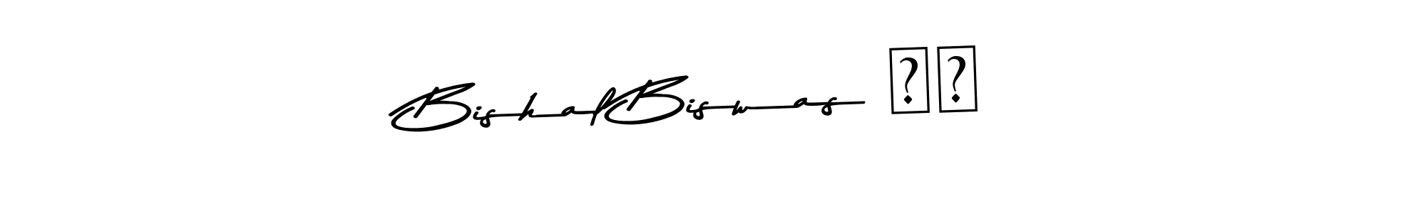 Make a beautiful signature design for name Bishal Biswas ✔️. Use this online signature maker to create a handwritten signature for free. Bishal Biswas ✔️ signature style 9 images and pictures png