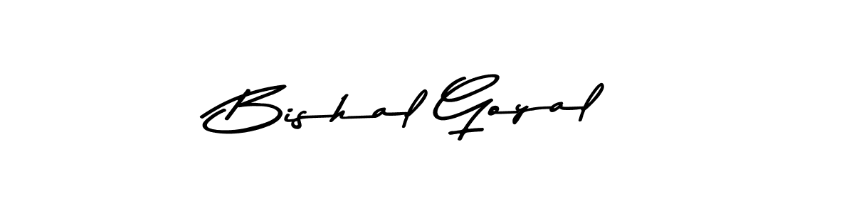 Design your own signature with our free online signature maker. With this signature software, you can create a handwritten (Asem Kandis PERSONAL USE) signature for name Bishal Goyal. Bishal Goyal signature style 9 images and pictures png