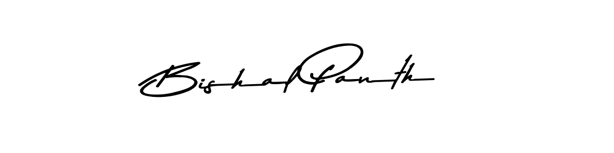 The best way (Asem Kandis PERSONAL USE) to make a short signature is to pick only two or three words in your name. The name Bishal Panth include a total of six letters. For converting this name. Bishal Panth signature style 9 images and pictures png