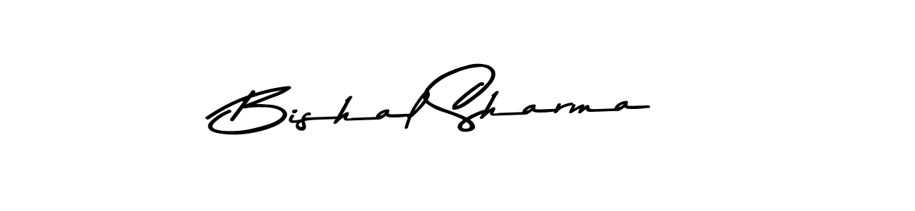 The best way (Asem Kandis PERSONAL USE) to make a short signature is to pick only two or three words in your name. The name Bishal Sharma include a total of six letters. For converting this name. Bishal Sharma signature style 9 images and pictures png