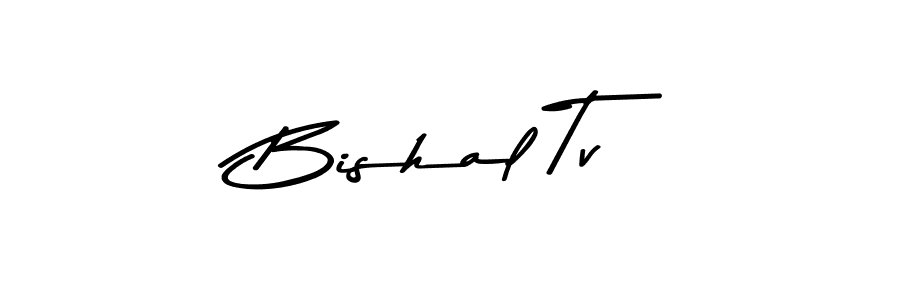 Asem Kandis PERSONAL USE is a professional signature style that is perfect for those who want to add a touch of class to their signature. It is also a great choice for those who want to make their signature more unique. Get Bishal Tv name to fancy signature for free. Bishal Tv signature style 9 images and pictures png