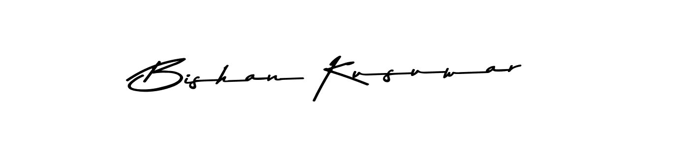 You can use this online signature creator to create a handwritten signature for the name Bishan Kusuwar. This is the best online autograph maker. Bishan Kusuwar signature style 9 images and pictures png