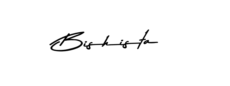 Make a beautiful signature design for name Bishista. With this signature (Asem Kandis PERSONAL USE) style, you can create a handwritten signature for free. Bishista signature style 9 images and pictures png