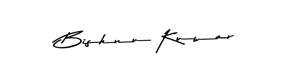 Create a beautiful signature design for name Bishnu Kuwar. With this signature (Asem Kandis PERSONAL USE) fonts, you can make a handwritten signature for free. Bishnu Kuwar signature style 9 images and pictures png
