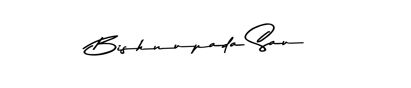 Design your own signature with our free online signature maker. With this signature software, you can create a handwritten (Asem Kandis PERSONAL USE) signature for name Bishnupada Sau. Bishnupada Sau signature style 9 images and pictures png