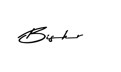 Create a beautiful signature design for name Bishr. With this signature (Asem Kandis PERSONAL USE) fonts, you can make a handwritten signature for free. Bishr signature style 9 images and pictures png