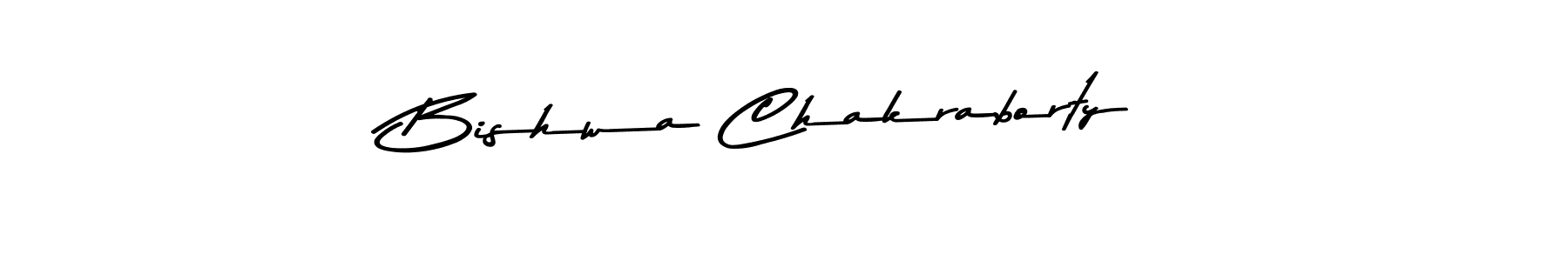Bishwa Chakraborty stylish signature style. Best Handwritten Sign (Asem Kandis PERSONAL USE) for my name. Handwritten Signature Collection Ideas for my name Bishwa Chakraborty. Bishwa Chakraborty signature style 9 images and pictures png