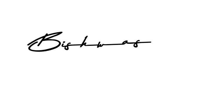 Design your own signature with our free online signature maker. With this signature software, you can create a handwritten (Asem Kandis PERSONAL USE) signature for name Bishwas. Bishwas signature style 9 images and pictures png