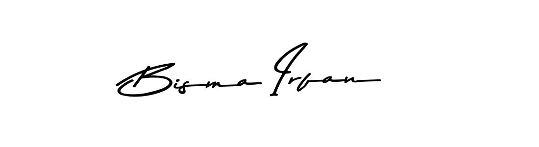 Also we have Bisma Irfan name is the best signature style. Create professional handwritten signature collection using Asem Kandis PERSONAL USE autograph style. Bisma Irfan signature style 9 images and pictures png