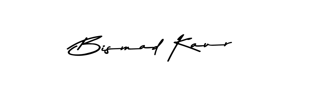 Design your own signature with our free online signature maker. With this signature software, you can create a handwritten (Asem Kandis PERSONAL USE) signature for name Bismad Kaur. Bismad Kaur signature style 9 images and pictures png