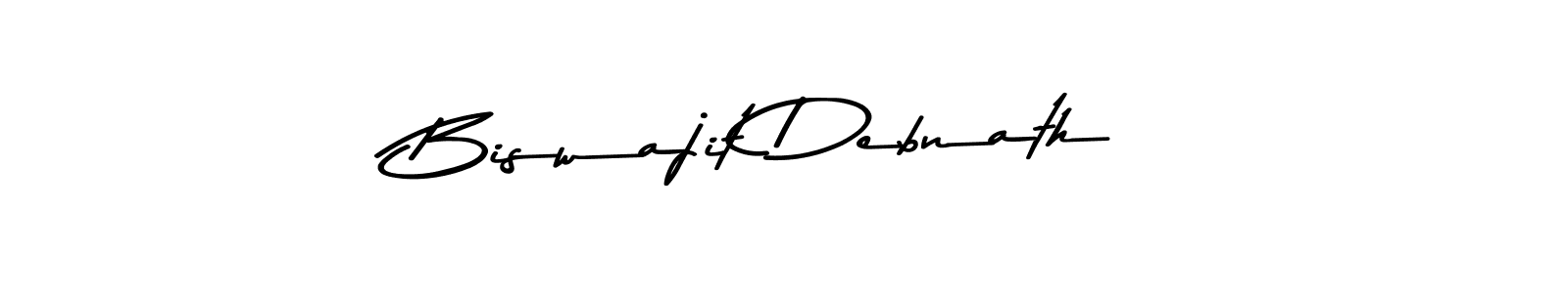 How to make Biswajit Debnath name signature. Use Asem Kandis PERSONAL USE style for creating short signs online. This is the latest handwritten sign. Biswajit Debnath signature style 9 images and pictures png