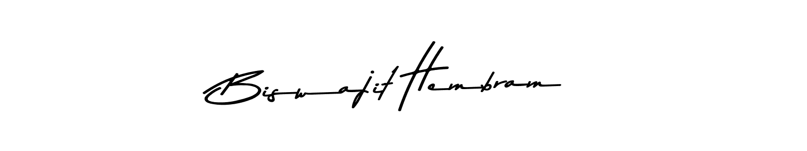 How to make Biswajit Hembram signature? Asem Kandis PERSONAL USE is a professional autograph style. Create handwritten signature for Biswajit Hembram name. Biswajit Hembram signature style 9 images and pictures png