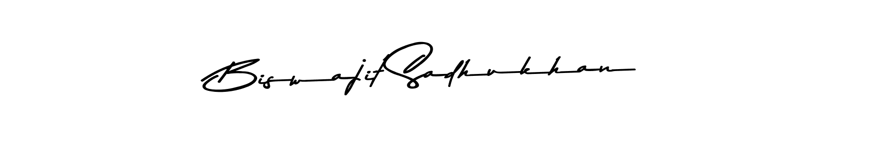 Design your own signature with our free online signature maker. With this signature software, you can create a handwritten (Asem Kandis PERSONAL USE) signature for name Biswajit Sadhukhan. Biswajit Sadhukhan signature style 9 images and pictures png