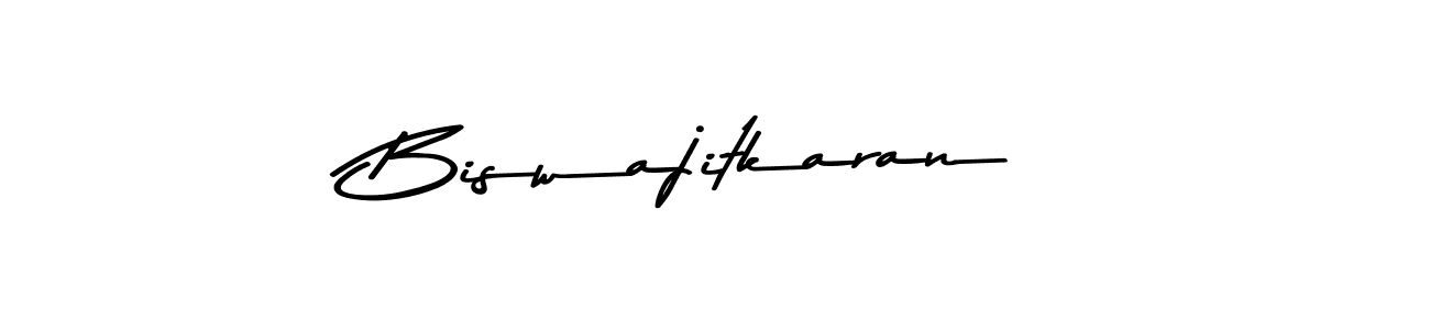 How to make Biswajitkaran signature? Asem Kandis PERSONAL USE is a professional autograph style. Create handwritten signature for Biswajitkaran name. Biswajitkaran signature style 9 images and pictures png