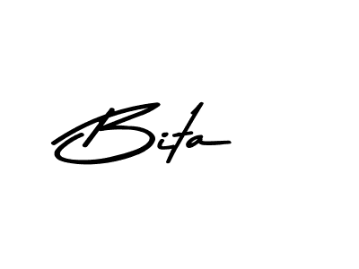 Design your own signature with our free online signature maker. With this signature software, you can create a handwritten (Asem Kandis PERSONAL USE) signature for name Bita. Bita signature style 9 images and pictures png