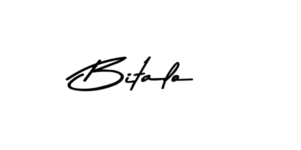 This is the best signature style for the Bitalo name. Also you like these signature font (Asem Kandis PERSONAL USE). Mix name signature. Bitalo signature style 9 images and pictures png