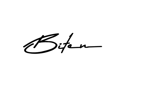 You should practise on your own different ways (Asem Kandis PERSONAL USE) to write your name (Biten) in signature. don't let someone else do it for you. Biten signature style 9 images and pictures png