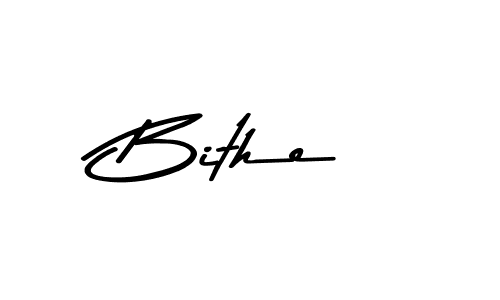 How to make Bithe name signature. Use Asem Kandis PERSONAL USE style for creating short signs online. This is the latest handwritten sign. Bithe signature style 9 images and pictures png