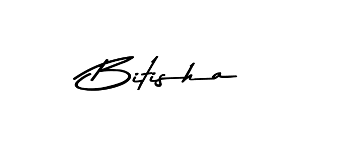 The best way (Asem Kandis PERSONAL USE) to make a short signature is to pick only two or three words in your name. The name Bitisha include a total of six letters. For converting this name. Bitisha signature style 9 images and pictures png