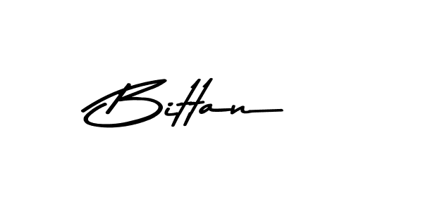 Design your own signature with our free online signature maker. With this signature software, you can create a handwritten (Asem Kandis PERSONAL USE) signature for name Bittan. Bittan signature style 9 images and pictures png