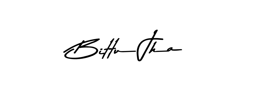 Create a beautiful signature design for name Bittu Jha. With this signature (Asem Kandis PERSONAL USE) fonts, you can make a handwritten signature for free. Bittu Jha signature style 9 images and pictures png