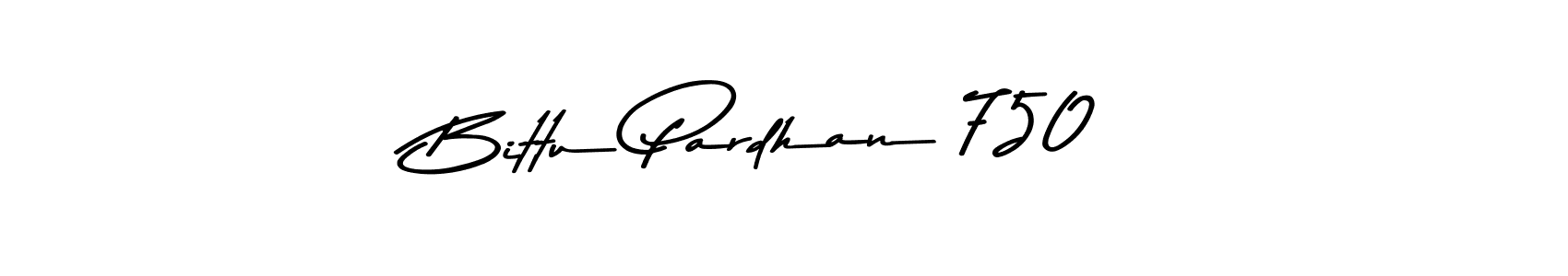 How to make Bittu Pardhan 750 name signature. Use Asem Kandis PERSONAL USE style for creating short signs online. This is the latest handwritten sign. Bittu Pardhan 750 signature style 9 images and pictures png