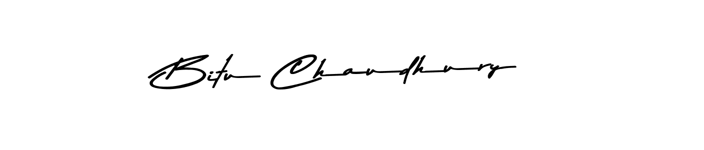 How to make Bitu Chaudhury signature? Asem Kandis PERSONAL USE is a professional autograph style. Create handwritten signature for Bitu Chaudhury name. Bitu Chaudhury signature style 9 images and pictures png
