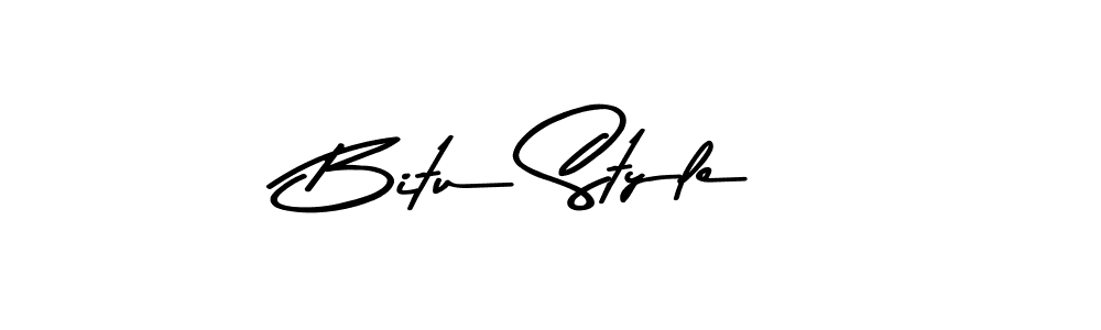 Create a beautiful signature design for name Bitu Style. With this signature (Asem Kandis PERSONAL USE) fonts, you can make a handwritten signature for free. Bitu Style signature style 9 images and pictures png