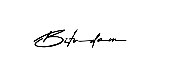 How to make Bitudam signature? Asem Kandis PERSONAL USE is a professional autograph style. Create handwritten signature for Bitudam name. Bitudam signature style 9 images and pictures png
