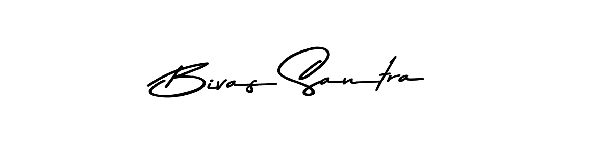 How to make Bivas Santra signature? Asem Kandis PERSONAL USE is a professional autograph style. Create handwritten signature for Bivas Santra name. Bivas Santra signature style 9 images and pictures png